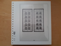 LINDNER-T Vordruckblätter Bund 10er-Bogen 2003 Gebraucht, Neuwertig (Z2915) - Pre-printed Pages