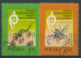 Polen 1978 Insekten Parasitologen Fiebermücke Tsetsefliege 2567/68 Gestempelt - Usados