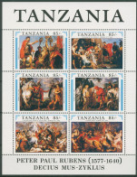 Tansania 1991 Gemälde Von Peter Paul Rubens 847/52 K Postfrisch (C40673) - Tanzanie (1964-...)