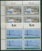 Bund 1987 Europa CEPT 1321/22 4er-Block Ecke 1 Postfrisch (R80189) - Unused Stamps
