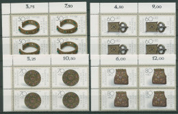 Bund 1987 Gold-/Silberschmiedekunst 1333/36 4er-Block Ecke 1 Postfrisch (R80198) - Unused Stamps