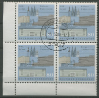 Bund 1988 Universität Köln 1370 4er-Block Ecke 3 Gestempelt (R80217) - Used Stamps