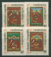 Liechtenstein 1987 Weihnachten Die Vier Evangelisten 930/33 Postfrisch - Ungebraucht