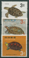 Ryukyu-Inseln 1965 Schildkröten 165/67 Postfrisch - Ryukyu Islands