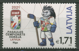 Lettland 2021 Eishockey-WM Maskottchen 1127 Postfrisch - Letonia