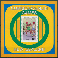 Tansania 1990 Commonwealth-Spiele Neuseeland Boxen Block 130 Postfrisch (C40668) - Tansania (1964-...)