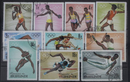 Burundi 125-133 Gestempelt #WY815 - Other & Unclassified