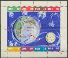 DDR 1962 Weltraumflüge Mit Plattenfehler 926/33 K (15 AII) Postfrisch (C80552) - Variedades Y Curiosidades