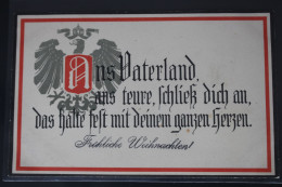 AK Deutschland Uns Vaterland Uns Treue, Schließ Dich An, Usw. Ungebraucht #PL180 - Sonstige & Ohne Zuordnung