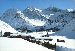 11866849 Davos GR Sertig Doerfli Mit Ducangruppe Pferdeschlitten Davos Platz - Other & Unclassified
