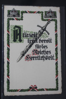 AK Deutschland Allezeit Treu Und Bereit Für Des Reiches Usw. Ungebraucht #PL162 - Altri & Non Classificati