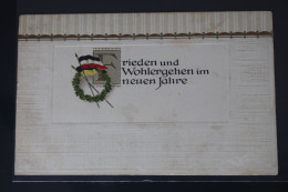 AK Deutschland Frieden Und Wohlergehen Im Neuen Jahre 1915 Gebraucht #PL224 - Otros & Sin Clasificación