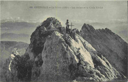 38 - Grenoble - Le Néron - Les Arrêtes Et La Croix Ubrich - Animée - Alpinisme - CPA - Voir Scans Recto-Verso - Grenoble