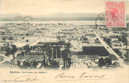 Brésil - Santos - Um Trecho Da Cidade I - Brazil - CPA - Oblitération Ronde De 1907 - Voir Scans Recto-Verso - Altri & Non Classificati