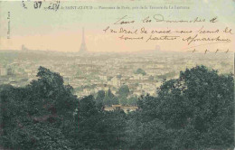 92 - Saint Cloud - Panorama De Paris Pris De La Terrasse De La Lanterne - Colorisée - Correspondance - CPA - Oblitératio - Saint Cloud