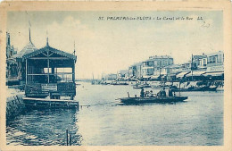 34 - Palavas Les Flots - Le Canal Et Le Bac - Animée - Oblitération Ronde De 1932 - CPA - Voir Scans Recto-Verso - Palavas Les Flots