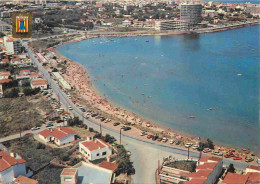 Espagne - Espana - Cataluna - Costa Brava - La Escala - Playa De Riells - Plage - Vista Aérea - Vue Aérienne - CPM - Voi - Gerona