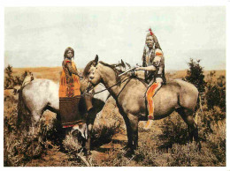 Indiens - Gray Eagle And Pi-Av Ute - Chevaux - CPM - Voir Scans Recto-Verso - Indianer