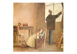 Art - Peinture - Balthus - Le Peintre Et Son Modèle , 1981 - CPM - Carte Neuve - Voir Scans Recto-Verso - Paintings