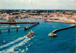 85 - Ile D'Yeu - Arrivée Du Paquebot Président Auguste Durand à Port-Joinville - Vue Aérienne - Bateaux - Flamme Postale - Ile D'Yeu