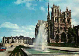 80 - Amiens - La Cathédrale Notre Dame - Automobiles - Flamme Postale - CPM - Voir Scans Recto-Verso - Amiens