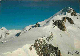 74 - Chamonix - Mont-Blanc - Mont-Blanc - Arete Sommitale Depuis Le Col Du Dome Du Gouter - Sur La Droite La Face Ouest  - Chamonix-Mont-Blanc