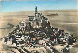 50 - Le Mont Saint Michel - Vue Générale Aérienne - Voir Timbre - CPM - Voir Scans Recto-Verso - Le Mont Saint Michel