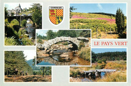 19 - Treignac - Multivues - Blasons - Vieux Pont De Pierre - Carte Neuve - CPM - Voir Scans Recto-Verso - Treignac