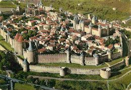 11 - Carcassonne - La Cité Médiévale - Vue Générale Aérienne - CPM - Voir Scans Recto-Verso - Carcassonne