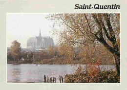 02 - Saint Quentin - La Basilique - L'étang D'Isle - CPM - Voir Scans Recto-Verso  - Saint Quentin