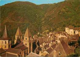 12 - Conques En Rouergue - Vue Générale - Le Village Et L'église - CPM - Voir Scans Recto-Verso - Autres & Non Classés