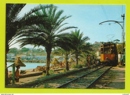 Baléares Mallorca PUERTO DE SOLLER N°696 Détail Train Tram Ou Tramway  N°3 En Bord De Plage VOIR DOS - Mallorca