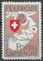 Suisse /Schweiz/Switzerland // Vignette Militaire 1914-1918 // Feldpost-Poste De Campagne No. 1 - Etichette