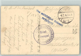 39366811 - Rekrutendepot 27. Infanterie-Division Monument Jean Palfyn Courtrai Stempel Aus Militaerischen Gruenden Verz - Guerra 1914-18