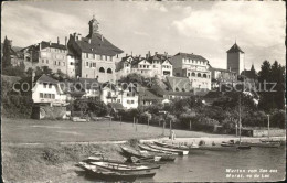 11757206 Murten Morat Blick Vom See Bootsliegeplatz Murten - Sonstige & Ohne Zuordnung