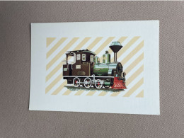 1990 - Postage Stamp Card - THAILAND - Steam Locomotive "Mae Klong Railway" Nr. 6 - Communications Authority 29-1 / 2533 - Eisenbahnen