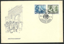 Germany, Democratic Republic (DDR) 1955 Mi 479-480 FDC  (FDC ZE5 DDR479-480) - Fotografía