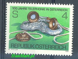 Austria 1981 Mi 1672 MNH  (ZE1 AST1672) - Télécom