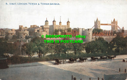 R467108 London. Tower And Tower Bridge. The Photochrom. Celesque Series - Autres & Non Classés