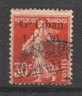 GRAND LIBAN - 1924-25 - N°YT. 28 - Type Semeuse 1pi50 Sur 30c Rouge - Oblitéré / Used - Usati