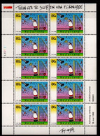 NETHERLANDS, 1998, MNH Block  Of 10 Stamps , Soccer, MS 188, Scannr. 21097 - Blocchi