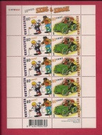 NEDERLAND, 2000, MNH Stamps/sheet ,Comics & Sjors & Sjimmie , NVPH Nr. 1919-1920  M21104 - Blokken