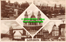 R467159 London. St. Paul Cathedral. The Tower Of London. RP. Multi View - Sonstige & Ohne Zuordnung