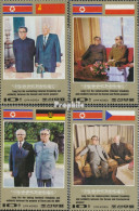 Nord-Korea 2617-2620 (kompl.Ausg.) Postfrisch 1984 Staatsbesuche Von Kim II Sung - Corea Del Nord