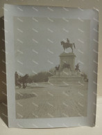 Italy Photo Italia Foto Roma Fine 800. Gianicolo Monumento A Garibaldi. 120x90 Mm. - Europe