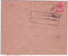 SWA South West Africa WW1 Occ Rare Luderizbucht Cancel Early Censor 1916 Keetmanshoop - Storia Postale