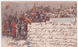 Hungary Pioneer Card Proclamation Du Roi Mathias I - Ungheria