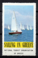 V158 Greece / Griechenland / Griekenland / Grecia / Grece 1970 Tourim ΙΣΤΙΟΠΛΟΪΑ Cinderella / Vignette - Andere & Zonder Classificatie