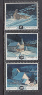 2014 Liechtenstein Christmas Noel Navidad SILVER Complete Set Of 4 MNH @ BELOW FACE VALUE - Nuevos