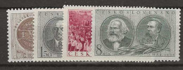 1953 MNH Tschechoslowakei, Mi 799-802 Postfris** - Unused Stamps